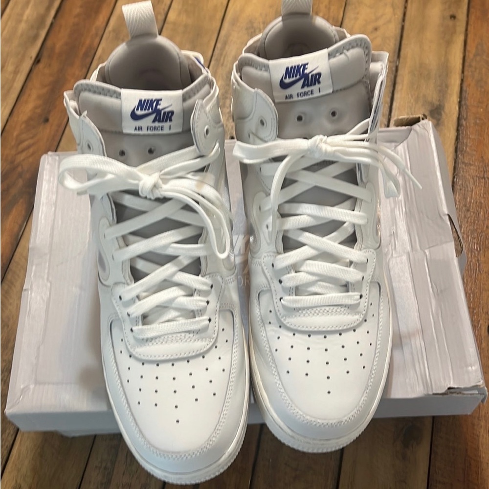 White Air Force 1 react